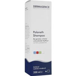 Flasche mit Polaneth Shampoo für gereizte Kopfhaut.
